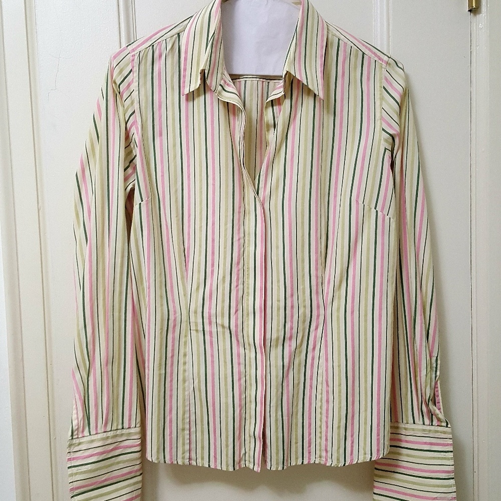 Thomas Pink Women's Blouse with French Cuffs